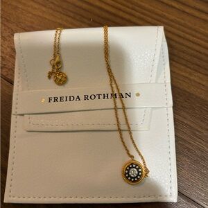 Freida Rothman Nautical Button Necklace